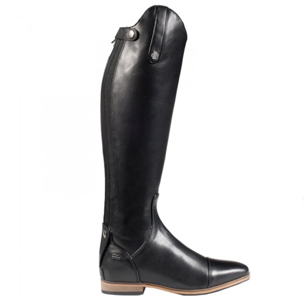 Horze Crescendo Essex Field Black Leather Equestrian Riding Boots 42W